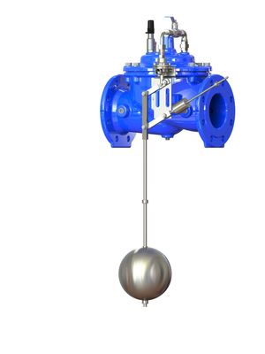 GGG50 Float Control Valve with EN1074-5 Flange Ends and A100/R100 Model Codes for Modulating Control