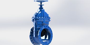 Korrozyona dayanıklı yumuşak mühürleme flens türü el / elektrikli işletimli su kapısı valfi