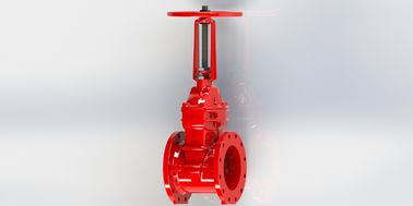 Flanged / Grooved Type UL FM Gate Valve El tekerleği işleyişi