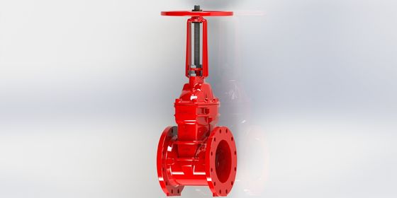 2-12 inç boyutlarda yangın söndürme sistemleri için EPDM mühürlü ve füzyon bağlı epoksi kaplama ile UL FM kapı valfi