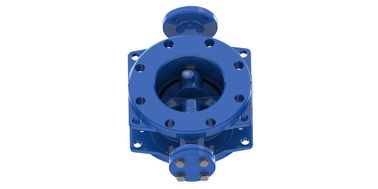 Kauçuk Koltuk Çift Flanged Kelebek Valf Eksantrik Karbon Çelik Temel