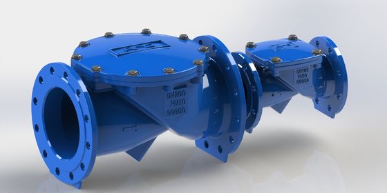 DN50-700 Su boru hattı akış kontrolü için EPDM mühürleyici malzeme ve flange PN16 uç bağlantısı olan Swing Flex kontrol valfi