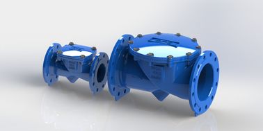 Eğimli Atık Su Düktil Demir Vücut Wafer Kauçuk Diskli Swing Check Valve