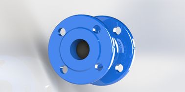 Yumuşak mühürlü esnek demir Slam Yok Kontrol Valf Flange Bağlantısı PN10 / PN16 / PN25