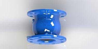 Yumuşak mühürlü esnek demir Slam Yok Kontrol Valf Flange Bağlantısı PN10 / PN16 / PN25