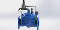 Su sistemi için mavi RAL 5010 esnek demirli su basıncını azaltma vanbı