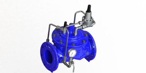 2-40 inç boyutlu esnek demir malzemesi ve 0-80 °C sıcaklık aralığı ile flens bağlantısı basınç koruma valfi
