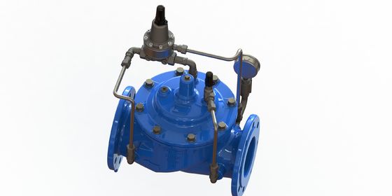 2-40 Inch Pipelines için PN25 Maximum Pressure Sustaining Valve with Flange Connection and Ductile Iron Material