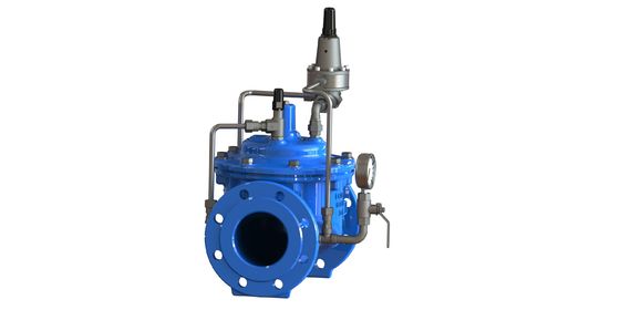 PN10 basınç derecesi ve 0-80 °C çalışma sıcaklığı olan esnek demir flange bağlantı basınç koruyucu valfi