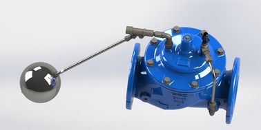 EPDM Kauçuk Flange EN1074-5 Belediye Altyapı Projeleri İçin Paslanmaz Çelik Pilot Akış Kontrol Valfi