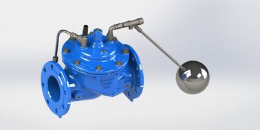 EPDM Kauçuk Yüzen Kontrol Valfi Modülasyon Kontrol Tipi ve EN1074-5 Flange ile