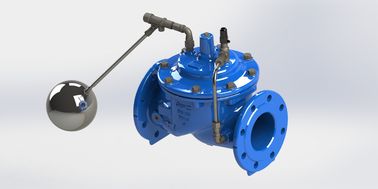 EPDM Kauçuk Flange EN1074-5 Belediye Altyapı Projeleri İçin Paslanmaz Çelik Pilot Akış Kontrol Valfi