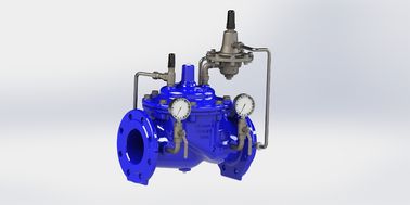 EPDM Mühürlü Akış Kontrol Valfi SS304 Pilot EN1074-5 Naylon Güçlendirme Diyaframı