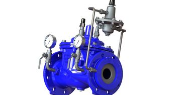 EN1074-5 Standart Dayanıklı Sfero Döküm Hidrolik Akış Kontrol Vanası, Sıcaklık Aralığı 0-80 Fahrenheit Derece
