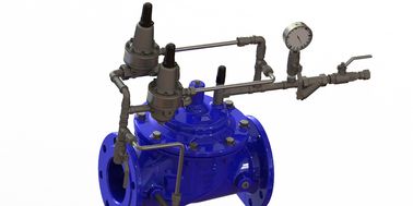 Dinamik olarak Ral5005 Fırtına Önleme Valfı EN1074-5 Standartı