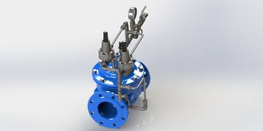 Güçlendirilmiş Naylon Diyaframlı PN25 Aşınma Valfı 80 °C'ye kadar manuel çalıştırma ile