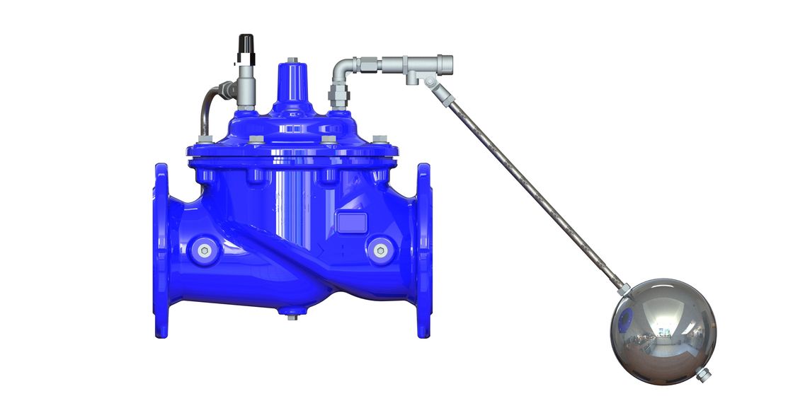 EPDM Kauçuk Flange EN1074-5 Belediye Altyapı Projeleri İçin Paslanmaz Çelik Pilot Akış Kontrol Valfi
