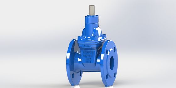 Basınç Yönetimi İçin SS304 Paslanmaz Çelik ve Mavi RAL 5005 NSF61 EPDM Kauçuk Su Kontrol Vanası