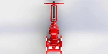 Kırmızı Epoxy Kapalı Ul Fm Kapı Valfi Uzun Süren Performans